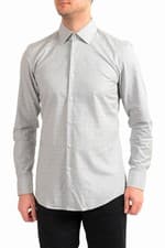 Image of Hugo Boss Men's "Jango" Slim Fit Plaid Long Sleeve Dress Shirt