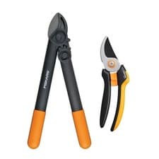Image of Fiskars Lopper & Pruner Set PowerGear 3 Garden Cutting Tools