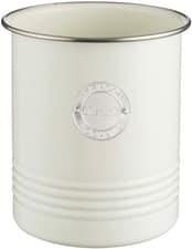 Image of Typhoon Living Utensil Storage Pot Holder Jar Caddy Metal Cream 1401.743