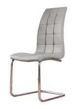 Image of MURANO x2 Faux Leather Deep Foam Cushioned Dining Chairs * Ex-Display *