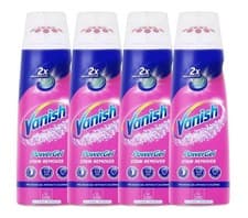 Image of 4 x Vanish PowerGel Pre Treat Stain Remover 200ml Pre-Wash Gel Colours & Whites