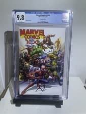 Image of MARVEL COMICS #1000 80th ANNIVERSARY (2019) * CRAIN 1:50 Variant Cover CGC 9.8