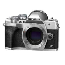 Image of Olympus OM-D E-M10 Mark IV Mirrorless Camera Body (Silver)