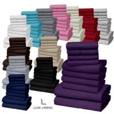 Image of 10 PIECE TOWEL BALE SET 100% EGYPTIAN COTTON FACE, HAND, BATH TOWELS