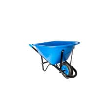 Image of Childrens Kids Plastic Wheelbarrow Heavy Duty 20l Capacity Green Purple Blue Red