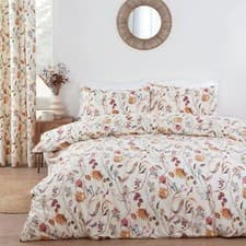 Image of Floral Duvet Cover Bedding Bed Set Bed Linen by Prestigious - Grove Cream Green