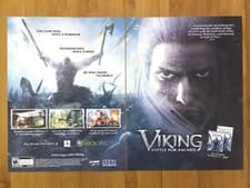 Image of Viking: Battle for Asgard Xbox 360 PS3 2008 Video Game Print Ad/Poster Official