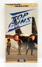 Image of TOP GUNS / THE REAL PILOTS - THE REAL STORY VHS (1989) VIDEO TREASURES ~ SEALED