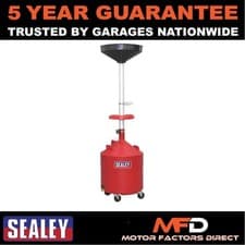 Image of Sealey Gravity Discharge Mobile Oil Drainer 80L AK80D