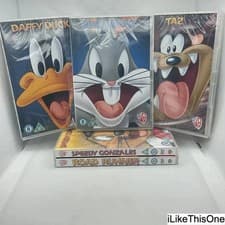 Image of 5x Looney Tunes New Sealed Children's DVD Bundle | Daffy Duck, Bugs Bunny, Taz