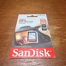 Image of SanDisk Ultra SDXC Class 10, UHS-I U1 Memory Card 64 GB 4 digital cameras HD SD