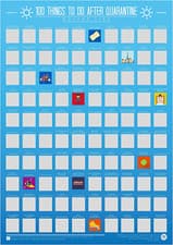 Image of Gift Republic 100 Things To Do After Quarantine Bucket List 16.5 x 23.3 inches