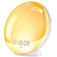 Image of 3in1 Wake Up Light Dual Alarm Clock Sunrise Sunset FM Radio Night Light LED Lamp