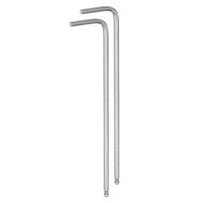 Image of 2pcs Ball End Hex Key Wrench 2.5mm L-Shape Long Arm Hexagon Metric Wrenches