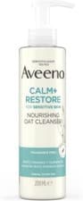 Image of Aveeno face calm + restore nourishing oat cleanser 200ml UK Free & Fast Delivery