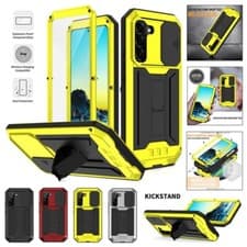 Image of Dust/Shock Proof Stand Case Screen Cover For Samsung S26 S25 S24 S23 S22+ Ultra