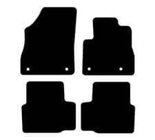 Image of For Vauxhall Astra K (MK7) 2015-2021 Tailored Black Car Floor Mats 4 Piece Set