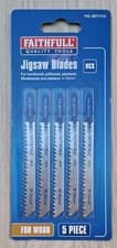 Image of Faithfull Wood Jigsaw Blades Pack of 5 T111C FAIJBT111C