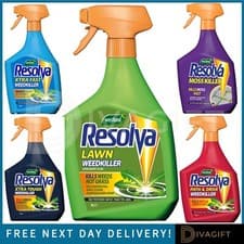 Image of RESOLVA LAWN WEEDKILLER SPRAY WEED KILLER PATH & DRIVE MOSS XTRA FAST WESTLAND