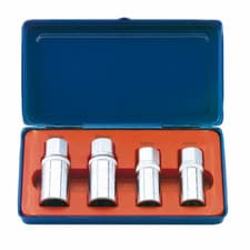 Image of Draper STUD EXTRACTOR SET (4PC) 55641 1/2" Sq. Dr. Stud Extractor Set (4 Piece)
