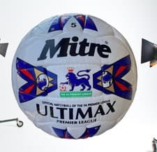 Image of Mitre Ultimax Soccer Ball | 1998-2000 Size 5 Match Ball | Football