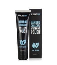 Image of Mr Blanc Teeth Bamboo Charcoal Whitening Polish Mint Flavour 100ml New Sealed