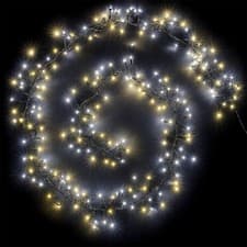 Image of LED Cluster Christmas Tree String Fairy Lights Outdoor Indoor Timer 8 Functions