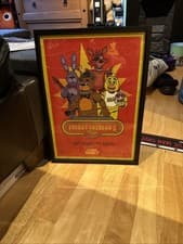Image of A3 Framed Five Nights At Freddy’s 2 Official Movie Poster FNAF2 FNAF
