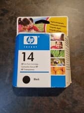Image of Genuine Unused Original & Sealed HP 14 Ink Cartridge Set Black C5011DE