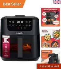 Image of Efficient Vortex Air Fryer 5L - 4 Functions, Automatic Shut Off, Dishwasher Safe