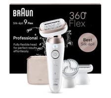 Image of BRAUN Silk-épil 9 Flex 9 3D SE9-060 Wet and Dry Epilator - Rose Titan