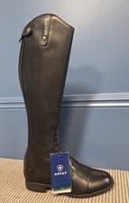 Image of Ariat Heritage Contour Field Zip Men's Tall Boots, Black UK8 D Medium RS