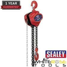 Image of Sealey Chain Block 2tonne 3m Lift Lifting Tackle