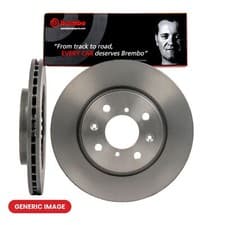 Image of 2x Brake Discs Front Internally Vented Braking Fits BMW Mini BREMBO 09.C349.11