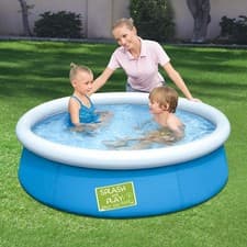 Image of WALPLUS My First Frame Pool 152x38 cm Kids Outdoor Garden Swimming