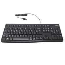 Image of Logitech K120 Wired USB Keyboard French/Belgian AZERTY Black 920-002525