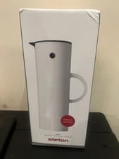 Image of Stelton Design Classic Thermos Flask Jug EM77 White 1 Litre (BNIB)