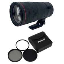 Image of Canon RF 70-200mm f2.8L IS USM Z (Black) Camera Lens + Filter Kit 82mm