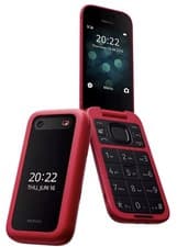 Image of Genuine Nokia 2660 Flip 4G Red Unlocked Dual Sim 4G Version Big Buttons