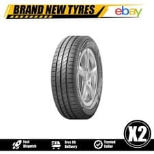 Image of 2x 195/55R16 Kumho Ecsta HS52 195 55 16 87W Car Tyres A-Rated Wet