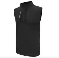 Image of Under Armour Storm Daytona Men's Golf Vest 1/2 Zip Gilet - Black - Size Medium