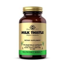 Image of Solgar Milk Thistle - 100 Vegetable Capsules (Full Potency FP) - Non-GMO, Vegan,