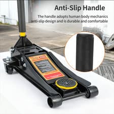 Image of Durable steel Trolley Jack 3 Ton Compact Hydraulic for Van Car Caravan
