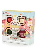 Image of YANKEE CANDLE CHRISTMAS SMALL TUMBLER & 3 FILLED VOTIVE GIFT SET