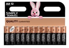 Image of 12x Duracell AA Long Lasting Power Alkaline Battery Economy Batteries LR6