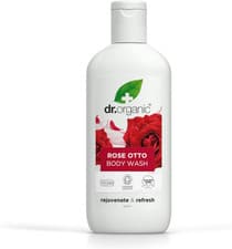 Image of Dr Organic Rose Otto Body Wash, Shower Gel, Mens, Womens, Natural, Vegan, Cruelt