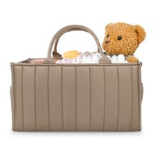 Image of Baby Nappy Caddy Organiser New Born Baby Essentials For New Mum Changing Basket