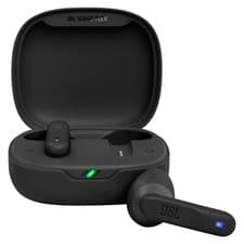 Image of JBL Wave Flex True Wireless Bluetooth Noise Cancelling Earbuds Black JBLWFLEXBLK