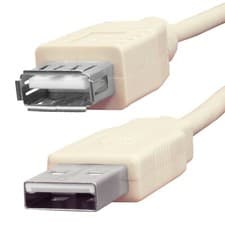 Image of USB Extension Cable A to A Lead Male to Female 1m 3m 5m High Speed Black White