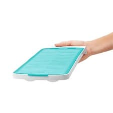 Image of OXO Good Grips Ice Cube Tray No Spill Silicone Lid Large Capacity Stackable